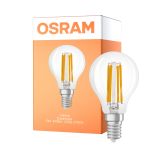 Osram Parathom Classic LED E14 Sferica Filamento Chiara 5W 470lm - 822-827 Dim to Warm | Dimmerabile - Sostitutiva 40W