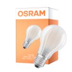 Osram Classic LED E27 Pera Filamento Ghiaccio 4W 470lm - 865 Luce Del Giorno | Sostitutiva 40W
