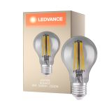 Ledvance Smart+ Wifi E27 Pera Classic Filamento Vetro smoky 6W 540lm - 825 Bianco Molto Caldo | Dimmerabile - Sostitutiva 50W
