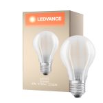 Ledvance Classic LED E27 Pera Filamento Ghiaccio 4W 470lm - 827 Bianco Molto Caldo | Sostitua 40W