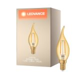 Ledvance Vintage 1906 LED E14 Candela Oro 1.5W 120lm - 824 Bianco Molto Caldo | Sostitua 15W