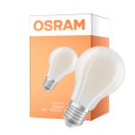 Osram Classic LED E27 Pera Filamento Ghiaccio 5W 1055lm Ultra Efficiency - 840 Bianco Freddo | Sostitutiva 75W