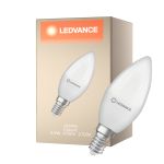 Ledvance Classic LED E14 Candela Ghiaccio 4.9W 470lm - 827 Bianco Molto Caldo | Sostitutiva 40W