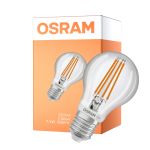 Osram Classic LED E27 Pera Filamento Chiara 7.3W 806lm - 827 Bianco Molto Caldo | Sensore Di Movimento E Luce - Sostitutiva 60W