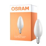 Osram LED Classic E14 Candela Filamento Ghiaccio 2.2W 470lm - 840 Bianco Freddo | Sostitutiva 40W
