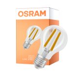 Osram Classic LED E27 Pera Filamento Chiara 2.2W 470lm - 840 Bianco Freddo | Dimmerabile - Sostitutiva 40W