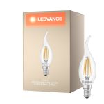Ledvance Classic LED E14 Candela Filamento Chiara 3.4W 470lm - 827 Bianco Molto Caldo | Sostitutiva 40W