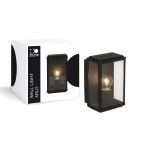 D'Lite Luce Da Parete Arlo Nero | IP44 - Adatto per 1x E27