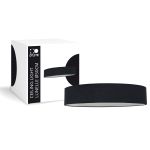 D'Lite Luce da soffitto Lunelle 50cm Tessuto Nero | Adatto per 3x E27 