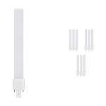 Confezione Multipack 10x Osram LED Dulux-S (EM Mains) 6W 700lm - 840 Bianco Freddo | 2-Pin - Sostitutiva 11W