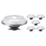 Confezione Multipack 6x Philips MASTER LED Faretti G53 AR111 10.8W 620lm 40D - 930 Luce Calda | Miglior resa cromatica - Dimmerabile - Sostitutiva 50W