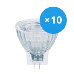 Confezione Multipack 10x Osram Performance Faretti LED Riflettore GU4 MR11 2.8W 184lm 36D - 927 Bianco Molto Caldo | Miglior Resa Cromatica - Dimmerabile - Sostitutiva 20W