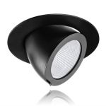 Noxion Faretti LED Forza Nero 35W 3000lm 36D - 930 Luce Calda -  | 168mm - Miglior Resa Cromatica
