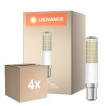 Confezione Multipack 4x Ledvance Special T Slim LED B15d Tubo one-handed Chiara 8W 1055lm - 827 Bianco Molto Caldo | Dimmerabile - Sostitutiva 75W