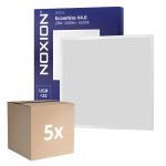 Confezione Multipack 5x Noxion Pannello A LED Ecowhite V4.0 28W 3400lm - 865 Luce Del Giorno | 60x60cm - Philips driver