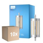 Confezione Multipack 10x Philips Corepro LED Lineair R7s 118mm 17.5W 2460lm - 830 Luce Calda -  | Dimmerabile - Sostitutiva 150W