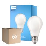 Confezione Multipack 6x Philips Corepro LED Bulbo E27 Pera Ghiaccio 10.5W 1521lm - 840 Bianco Freddo - Sostitutiva 100W