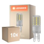 Confezione Multipack 10x Ledvance LED Pin G9 Chiara 4.5W 600lm - 840 Bianco Freddo | Sostitutiva 48W