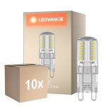 Confezione Multipack 10x Ledvance Performance LED Capsula Chiara G9 2.6W 320lm - 827 Bianco Molto Caldo | Sostitutiva 30W