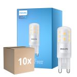 Confezione Multipack 10x Philips CorePro LED Capsula G9 Ghiaccio 3.7W 470lm - 827 Bianco Molto Caldo | Sostitutiva 40W