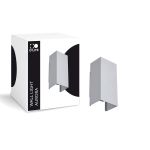 D'Lite Luce Da Parete Aurora Aluminium Argento Up & Down 6.5W 500lm - 830-840 CCT | IP54