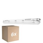 Confezione Multipack 6x Ledvance Stagna LED Stagna 32W 4400lm - 865 Luce Del Giorno | 120cm 