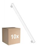 Confezione Multipack 10x Ledvance LEDinestra BASE Tubo LED    6W 640lm - 827 Bianco Molto Caldo | 50cm -  Sostitutiva 40W