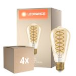 Confezione Multipack 4x Osram Vintage 1906 LED E27 Edison Filamento Oro 8.8W 806lm - 824 Bianco Molto Caldo | Dimmerabile - Sostitutiva 60W