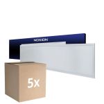 Confezione Multipack 5x Noxion Pannello A LED Delta Value V5 28W 3920lm - 830-840 CCT | 120x30cm - UGR<22 - Backlit