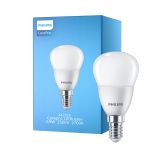 Philips Corepro LED Lustre E14 Sferica Ghiaccio 2.8W 250lm - 827 Bianco Molto Caldo | Sostitutiva 25W
