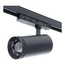 Noxion Faretto Su Binario 3-Fase Delta Aluminium Nero 30W 2250lm 15-55D - 927-930-940 CCT | Zoomabile