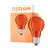 Osram LED Star Classic Decor E27 Pera Filamento Ghiaccio 2.5W 160lm - Arancione | Sostitutiva 17W