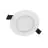Ledvance Downlight Slim Alu Bianca 8W 800lm 90D - 830 Luce Calda -  | Ritaglio 100mm - IP44 