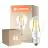 Confezione Multipack 4x Ledvance Classic LED E27 Pera Filamento Chiara 11W 1521lm - 827 Bianco Molto Caldo | Dimmerabile - Sostitutiva 100W