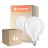 Confezione Multipack 4x Osram Classic LED E27 Globe Filamento Ghiaccio 17W 2452lm - 827 Bianco Molto Caldo | Sostitutiva 150W