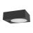 Eglo Luce Da Parete Darfano Nero 6W 930lm - 840 Bianco Freddo | IP54 - Dimmerabile - Sensore Di Movimento