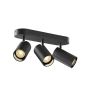 SLV Asto Aluminium Faretti Nero | Adatto per 3x GU10