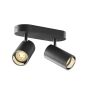 SLV Asto Aluminium Faretti Nero | Adatto per 2x GU10