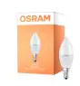 Osram LED E14 Candela Ghiaccio 6W 470lm - 827 Bianco Molto Caldo | RGBW - Dimmerabile - Telecomando - Sostitutiva 40W