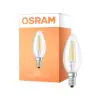 Osram Classic LED E14 Candela Filamento Chiara 4W 470lm - 827 Bianco Molto Caldo | 3 Step Dim - Sostitutiva 40W