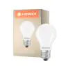 Ledvance Classic LED E27 Pera Filamento Ghiaccio 7.5W 1055lm - 827 Bianco Molto Caldo | Dimmerabile - Sostitua 75W