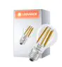 Ledvance Classic Superior LED Bulbo E27 Pera Filamento Chiara 8.2W 1521lm - 827 Bianco Molto Caldo | Dimmerabile - Sostitutiva 100W