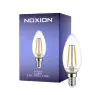 Noxion Lucent LED E14 Candela Filamento Chiara 2.5W 250lm - 827 Bianco Molto Caldo | Dimmerabile - Sostitutiva 25W