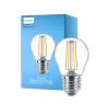 Philips Corepro LED Lustre E27 Sferica Filamento Chiara 4.3W 470lm - 827 Bianco Molto Caldo | Sostitutiva 40W