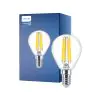 Philips Master Value LED Lustre E14 Sferica Filamento Chiara 3.4W 470lm - 927 Bianco Molto Caldo | Miglior resa cromatica - Dimmerabile - Sostitutiva 40W
