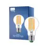 Philips MASTER LED Bulbo Ultra Efficient E27 Pera Chiara 5.2W 1095lm - 830 Luce Calda | Sostitutiva 75W