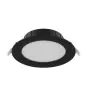 Noxion Downlight LED Hera Piatto Incasso Nero 15W 1500lm 80D - 827-830-840 CCT | 168mm - Ritaglio 144mm
