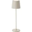Brilliant Lampada Da Tavolo Kaami Metallo Plastica Beige 2W 310lm - 830 Luce Calda -  | 100mm - IP44 - Esterni - Dimmerabile 