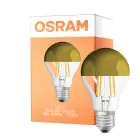 Osram Classic LED E27 Pera Filamento Mirror Oro 4W 400lm - 827 Bianco Molto Caldo | Sostitutiva 35W