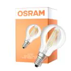 Osram Classic LED E14 Sferica Filamento Chiara 5.5W 806lm - 827 Bianco Molto Caldo | Dimmerabile - Sostitutiva 60W